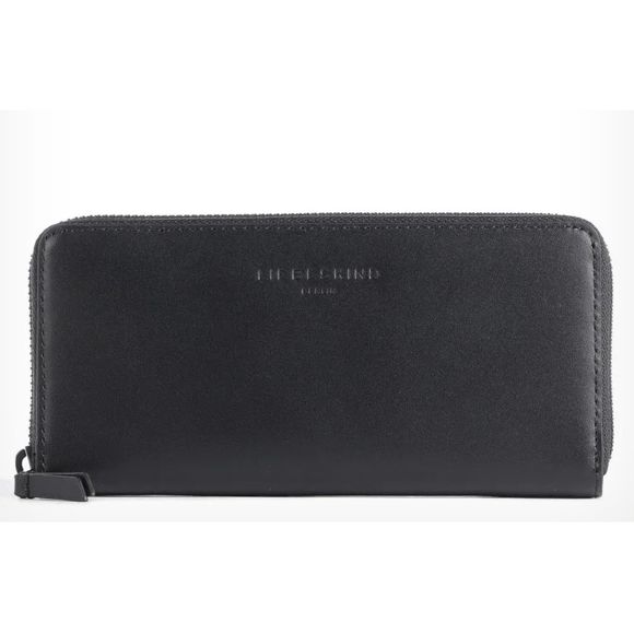 LIEBESKIND Berlin Paper Bag Sally Black Leather Envelope Wallet - Picture 1 of 10